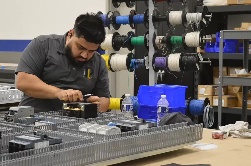 Engineer Working Mobile